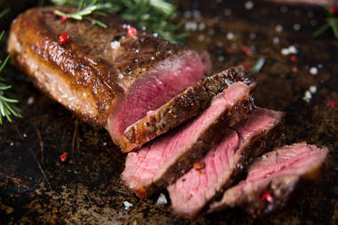 steak new york strip medium rare dinner ideas valentine's day valentines