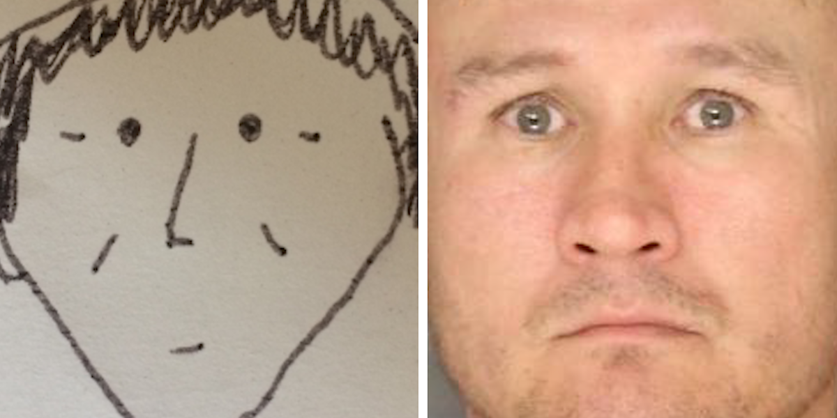 Police Identify a Suspect with Very Simple Cartoon Sketch Videos