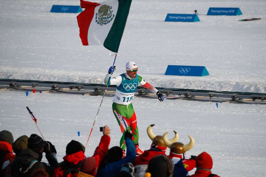 Mexican Olympic Skier Celebrates Last Place Finish Like a Hero Thrillist