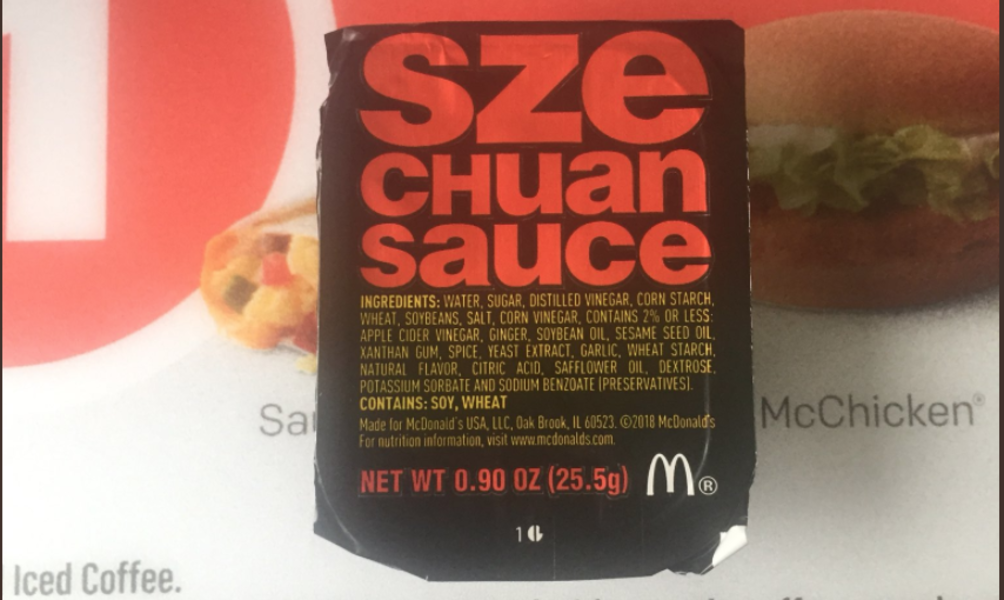 Сычуаньский соус макдональдс. MCDONALD'S Szechuan Sauce. Сычуаньский соус Макдоналдс. Soya Sesame Sauce макдональдс. Сычуаньский соус из мака.