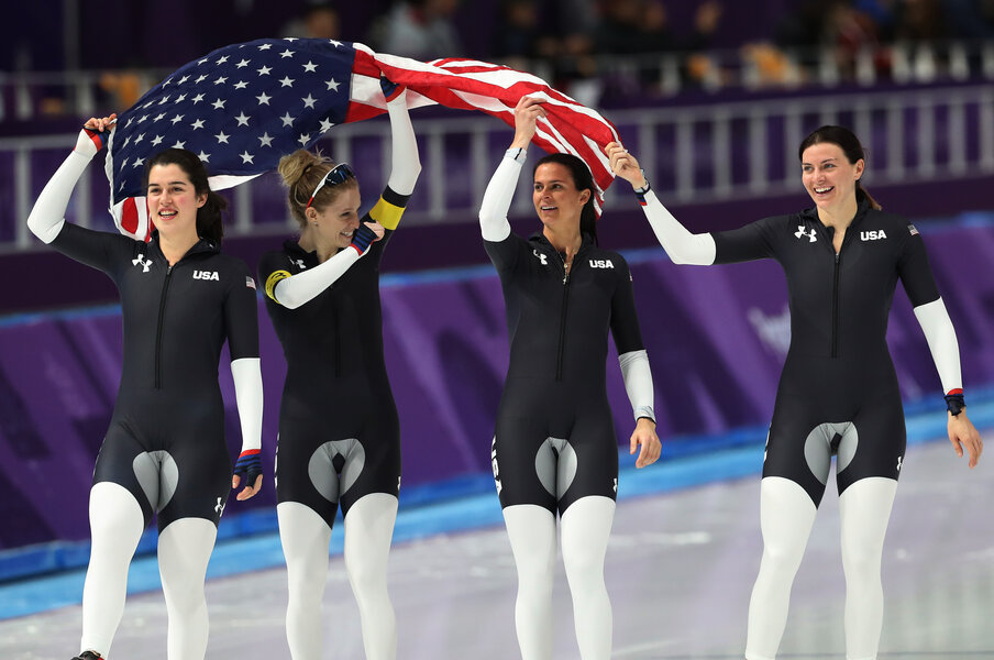 Under armour usa speed skating outlet suits