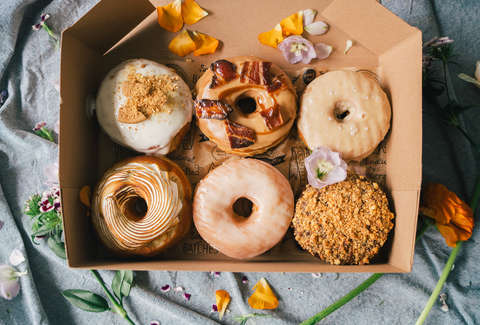 Image result for morning cupcakes and bagels and donuts