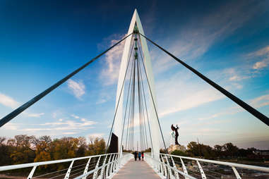 Keeper of the Plains footbridge