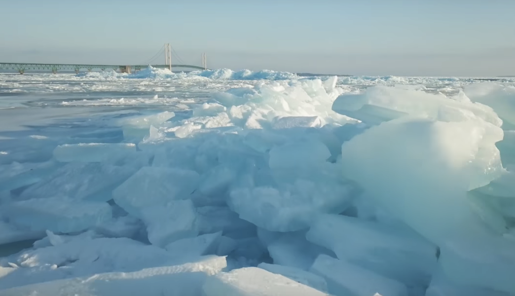 Mackinaw's Blue Ice: Photographs Are Beautiful - Thrillist