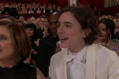 Timothée Chalamet Is One Stylish Stud in Navy Ensemble at 2020 Oscars