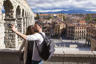 couple taking a photo