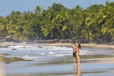 couple on the beach