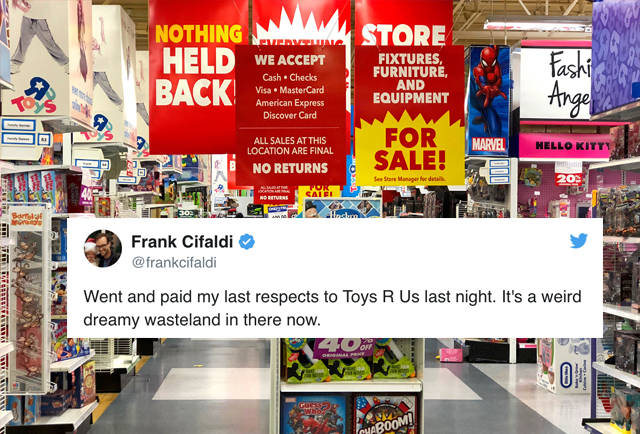 Toys R Us Is Closing Stores and the Social Media Reactions Are Sad -  Thrillist