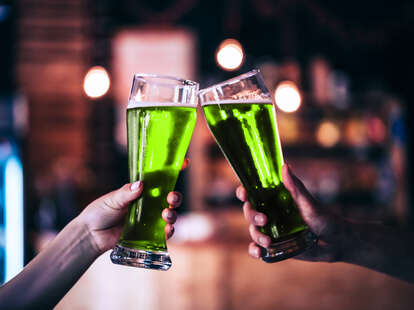 green beer for st. patrick's day 