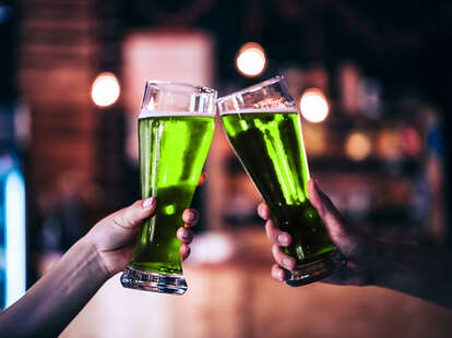 green beer for st. patrick's day