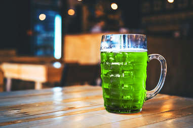 green beer for st. patrick's day