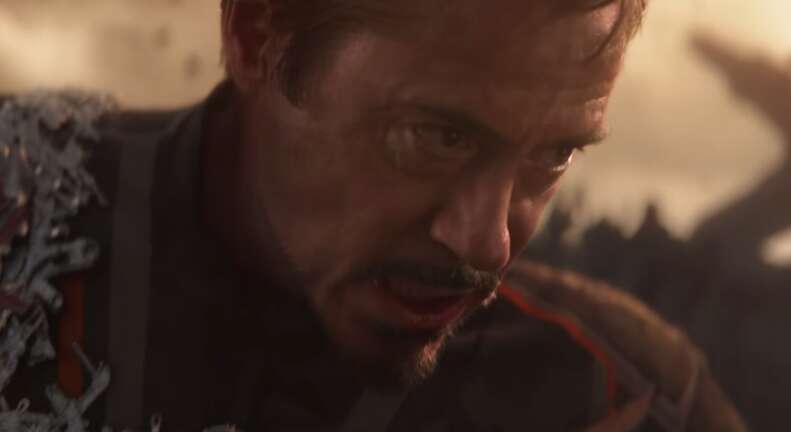 tony stark iron man in avengers infinity war