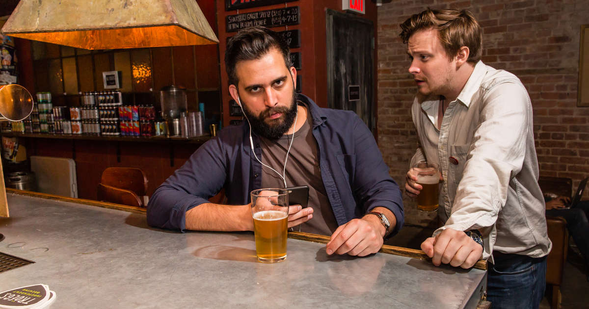 A Guide to Drinking Alone at a Bar - Thrillist