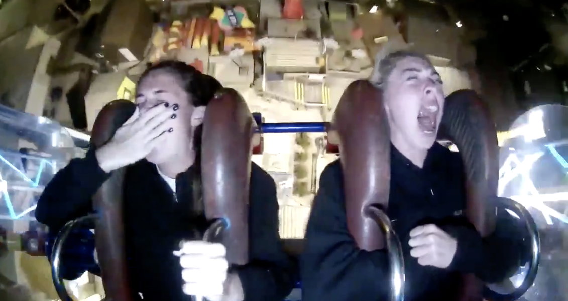 Irish Soccer Player Has Intense Reaction to Amusement Park Ride - Thrillist