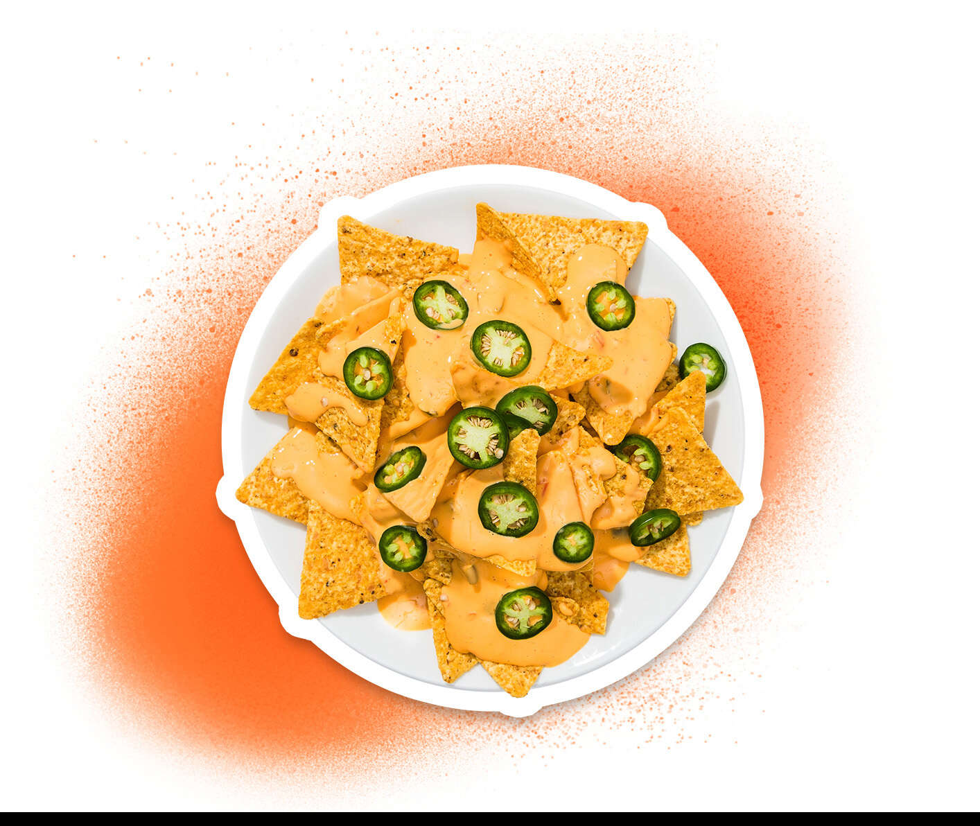 nachos with cheese and jalapenos