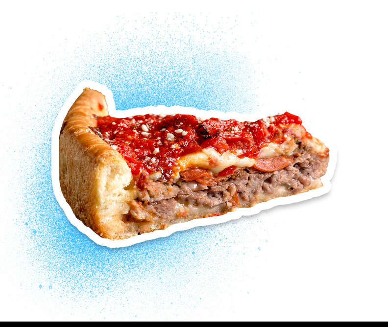 Chicago deep dish pizza