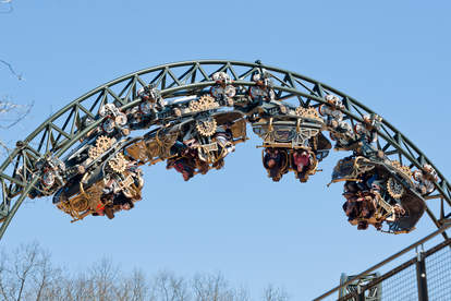 New Time Traveler Spinning Roller Coaster Opens at Silver Dollar City ...