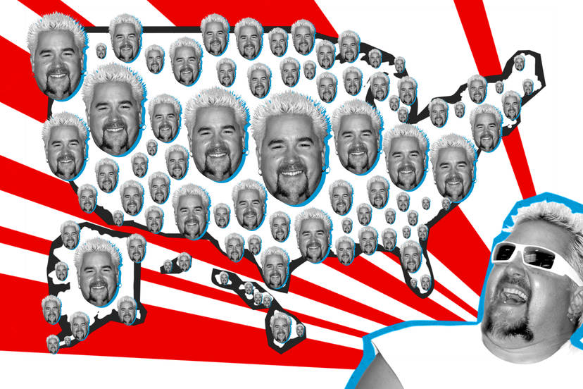 Guy Fieri S Favorite States Every State Ranked By Guy Fieri S Visits Thrillist