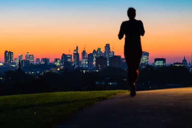 woman running