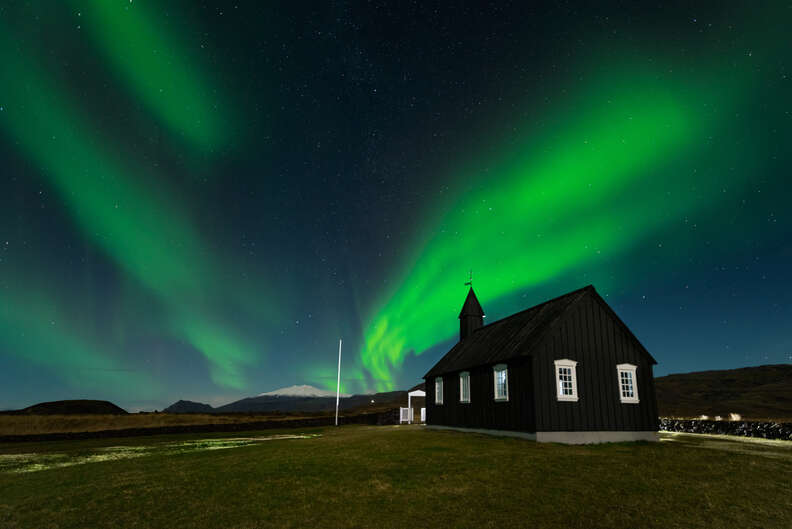 The Black Church Budir, Iceland