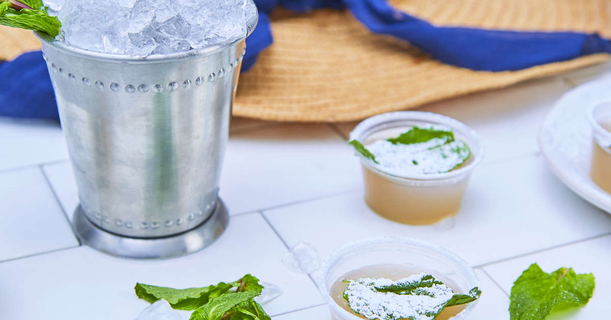 Mint Julep Jello Shot Recipe - Thrillist
