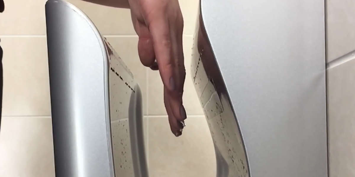 Bathroom Hand Dryers Are As Unsanitary As You Think