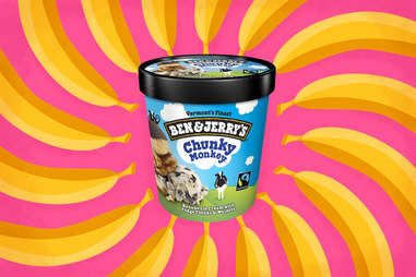 ben and jerrys chunky monkey ice cream pint banana fudge chunks walnuts