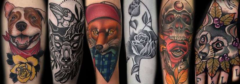 Unusual Rat King Tattoos