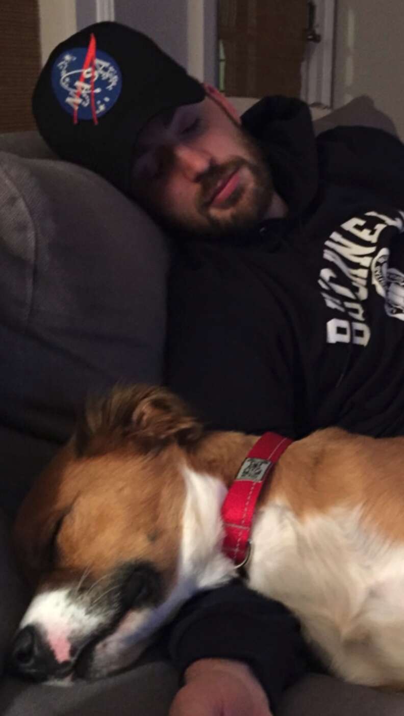 Photos from Chris Evans and His Rescue Dog Dodger's Cutest Moments