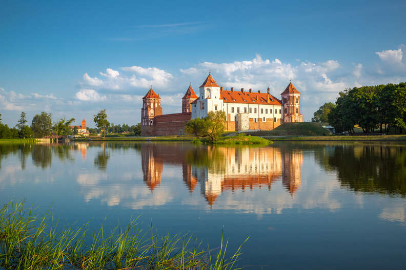 Medieval castle in Mir, Belarus
