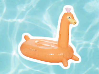 fiesta llama pool float