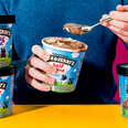 Ben & Jerry's pints of ice cream with spoon for dessert half baked phish food ranking americone dream cherry garcia