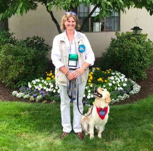 nursing home therapy dog party