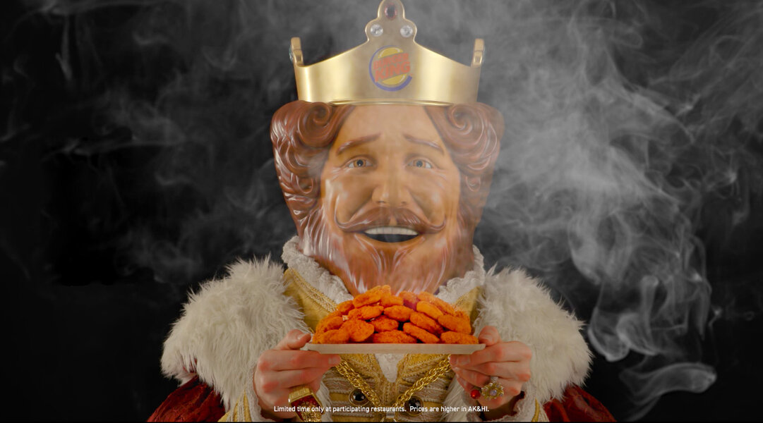 The King's Throne : Burger King dévoile un fauteuil gamer massant muni d'un  bouton pour se faire livrer des burgers - NeozOne