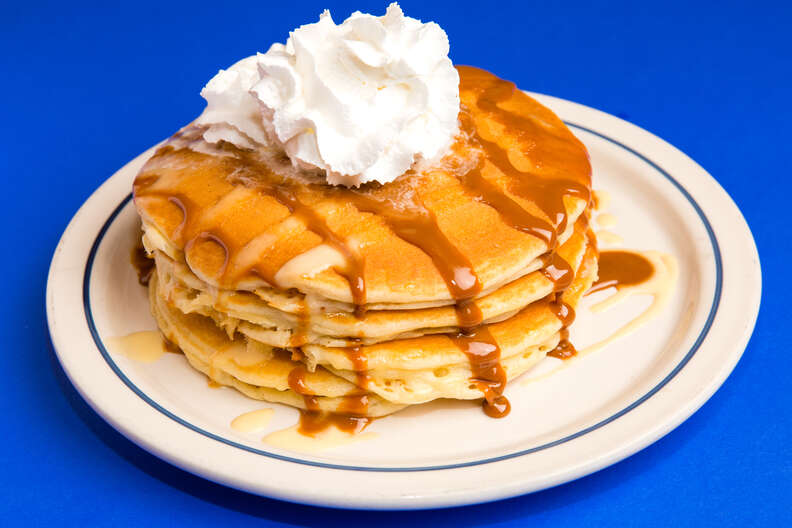 IHOP - Layered with dulce de leche cream, Caramel Bon Bon Pancakes