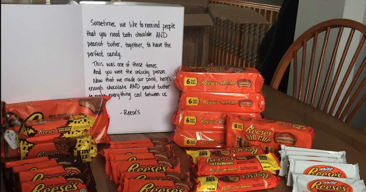 Reese's Sends Tons of Candy to Man Who Had Bad Peanut Butter Cup