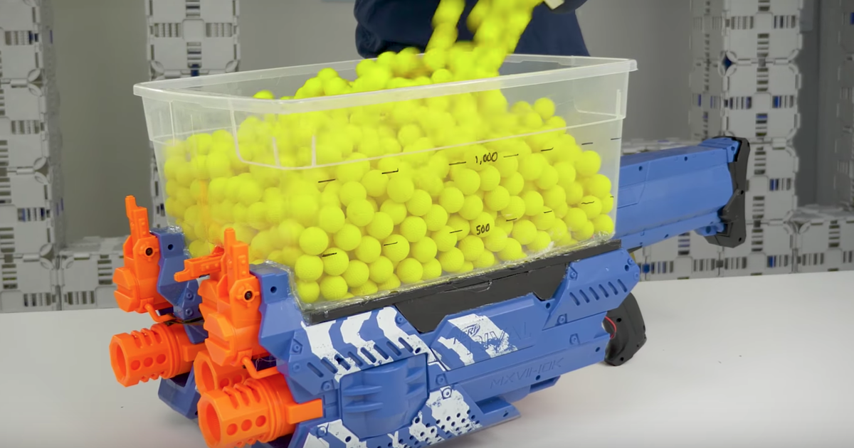 Nerf gun 200 clearance balls