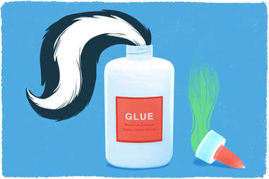 glue made from dead skunks