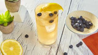 Blueberry Cider Cocktail