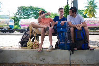 boys traveling together 