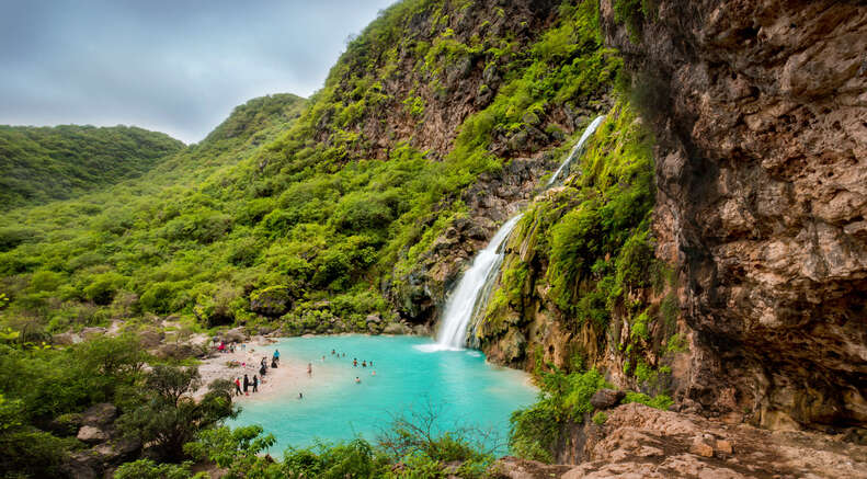 Ayn khor water falls 