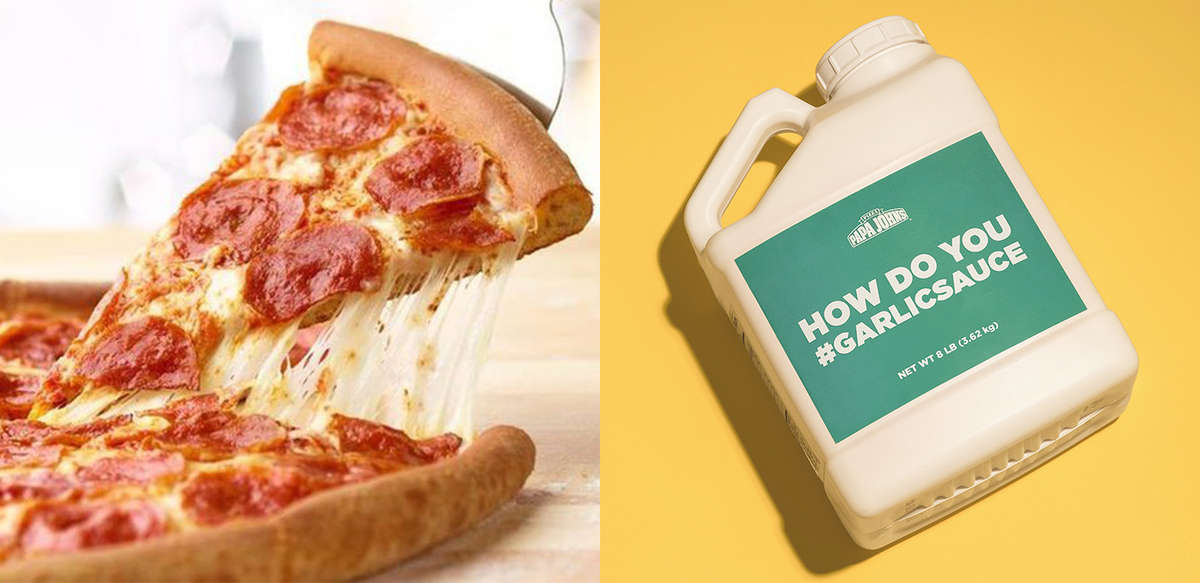 Papa John's Garlic Sauce Is Now Available in 1-Gallon Jugs - Thrillist