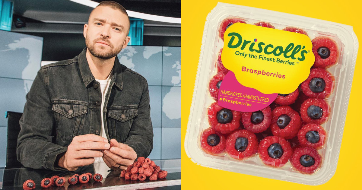 Braspberries Now Sold at Grocery Stores Thanks to Justin Timberlake