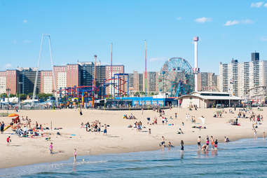 BROOKLYN CYCLONES CONEY ISLAND BOARDWALK EATS OFF WHITE NEW ERA