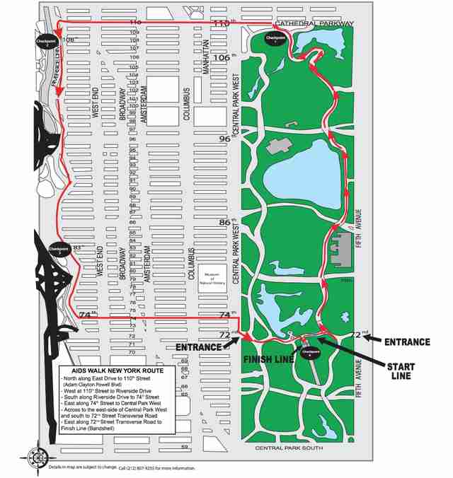 AIDS Walk NYC 2018 Route Map, Start Time, Location & What to Know