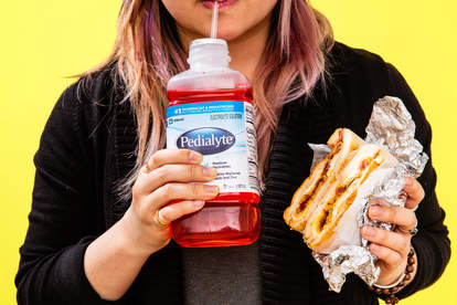 pedialyte hangover thrillist