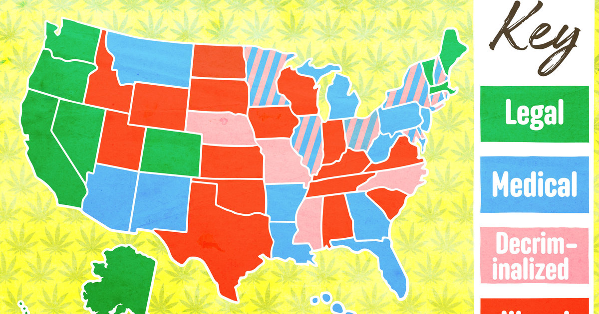 What States Have Legalized Weed? The Laws in All 50 States, Explained