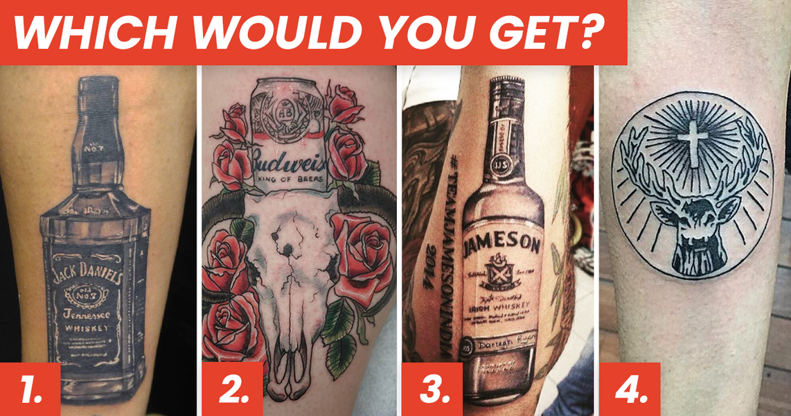 Popular Alcohol Brand Tattoo Ideas Thrillist