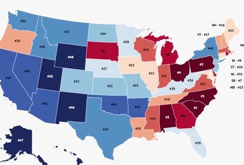 The States With The Highest Median Student Debt - Thrillist