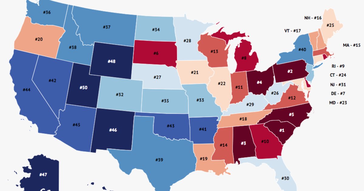 The States With The Highest Median Student Debt - Thrillist